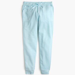 J Crew Garment Dyed Cotton Sweatpants Pale Blue Sz XL
